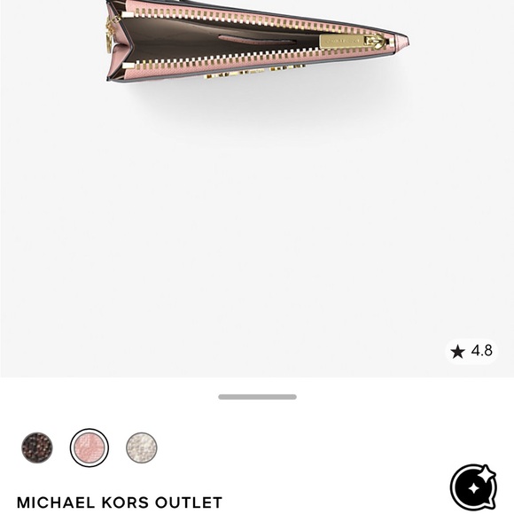 Michael Kors Jet Set Large Saffiano Leather Crossbody + Wallet – Like New - Picture 4 of 4